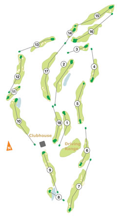 Praia Del Rey Course Map