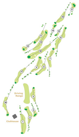 Oitavos Dunes Course Map