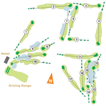 Aroeira Challenge Golf Course (ex Aroeira II)  Course Map