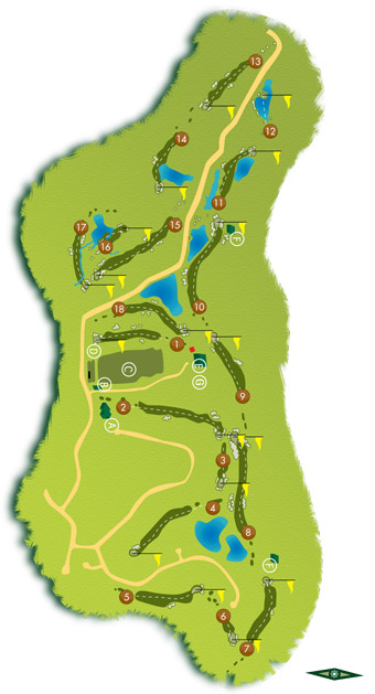 Golden Eagle Course Map