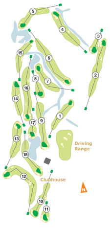 Golfe do Montado Course Map