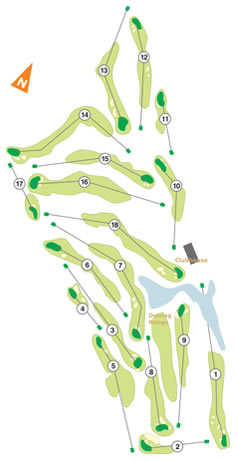Troia Golf Course Course Map