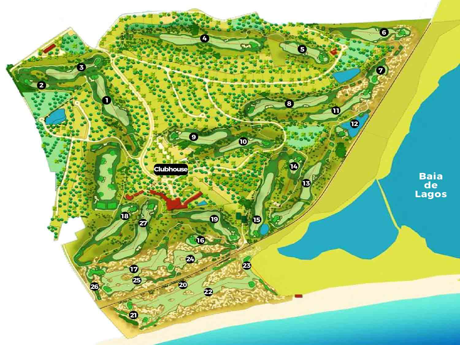 Palmares Golf Course Course Map