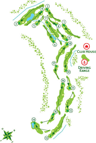 Morgado Golf Course Course Map