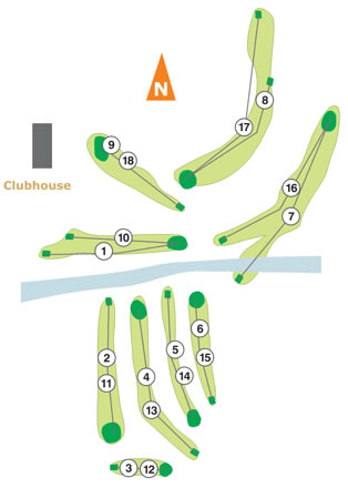 Golfe do Vimeiro Course Map