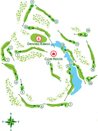 San Lorenzo Golf Course Course Map