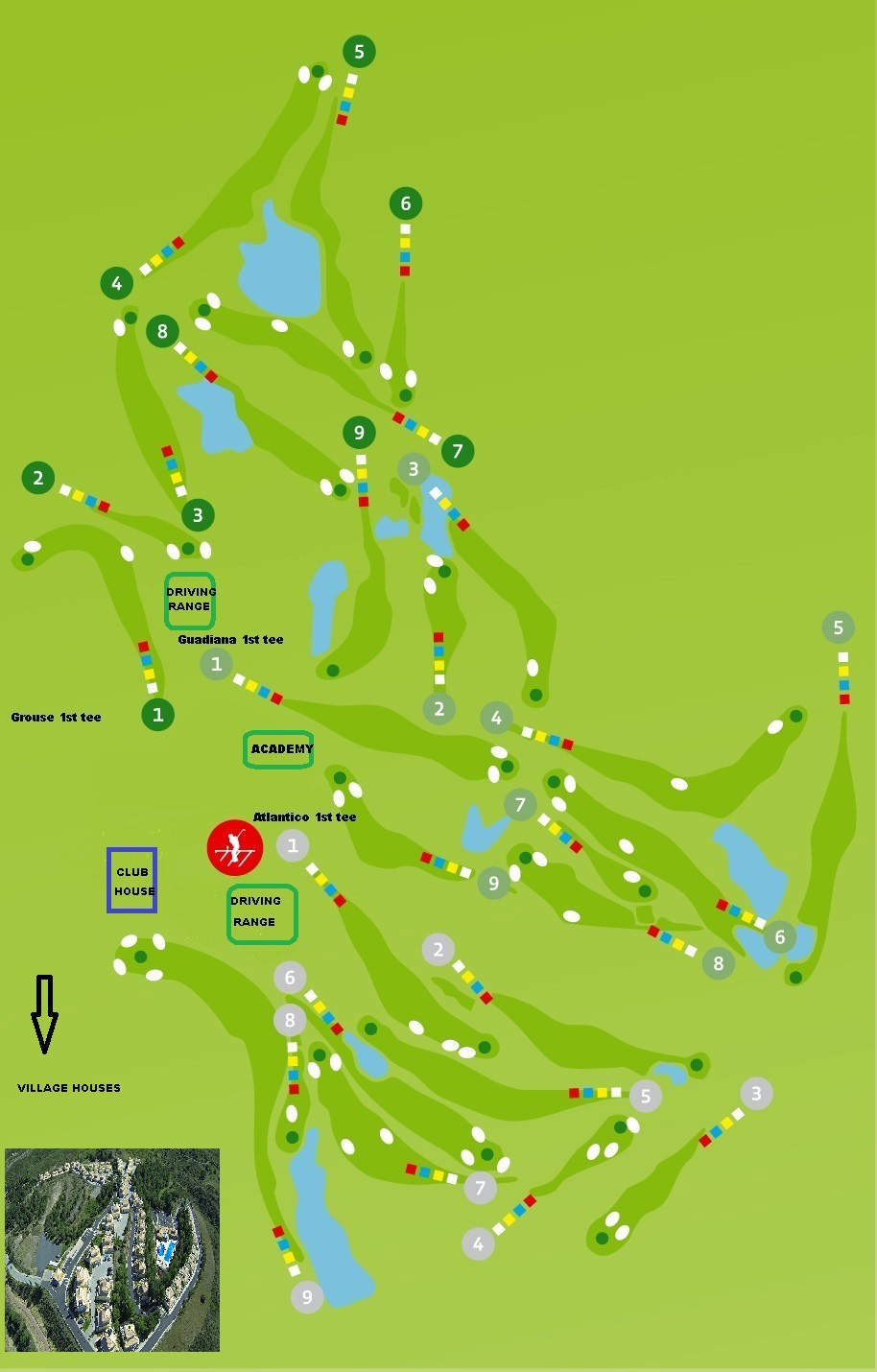 Castro Marim Golf Course Course Map