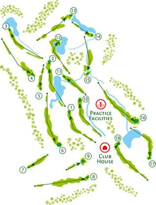 Monte Rei North Golf Course Course Map