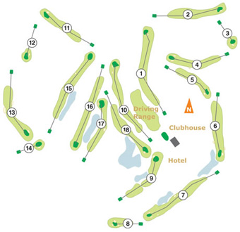 Quinta da Beloura Course Map