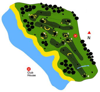 Club Golf Miramar Course Map