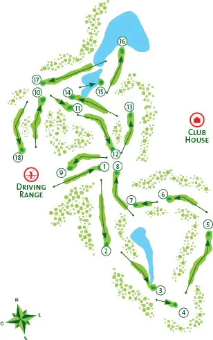Course Map Quinta do Lago South