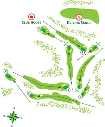 Course Map Pine Cliffs Golf
